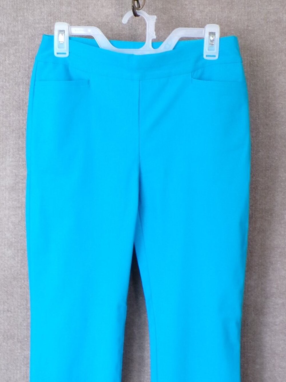 Chico's Size 00R US 2R | Bright Turquoise Ankle Pants | EUC | Style 802390
